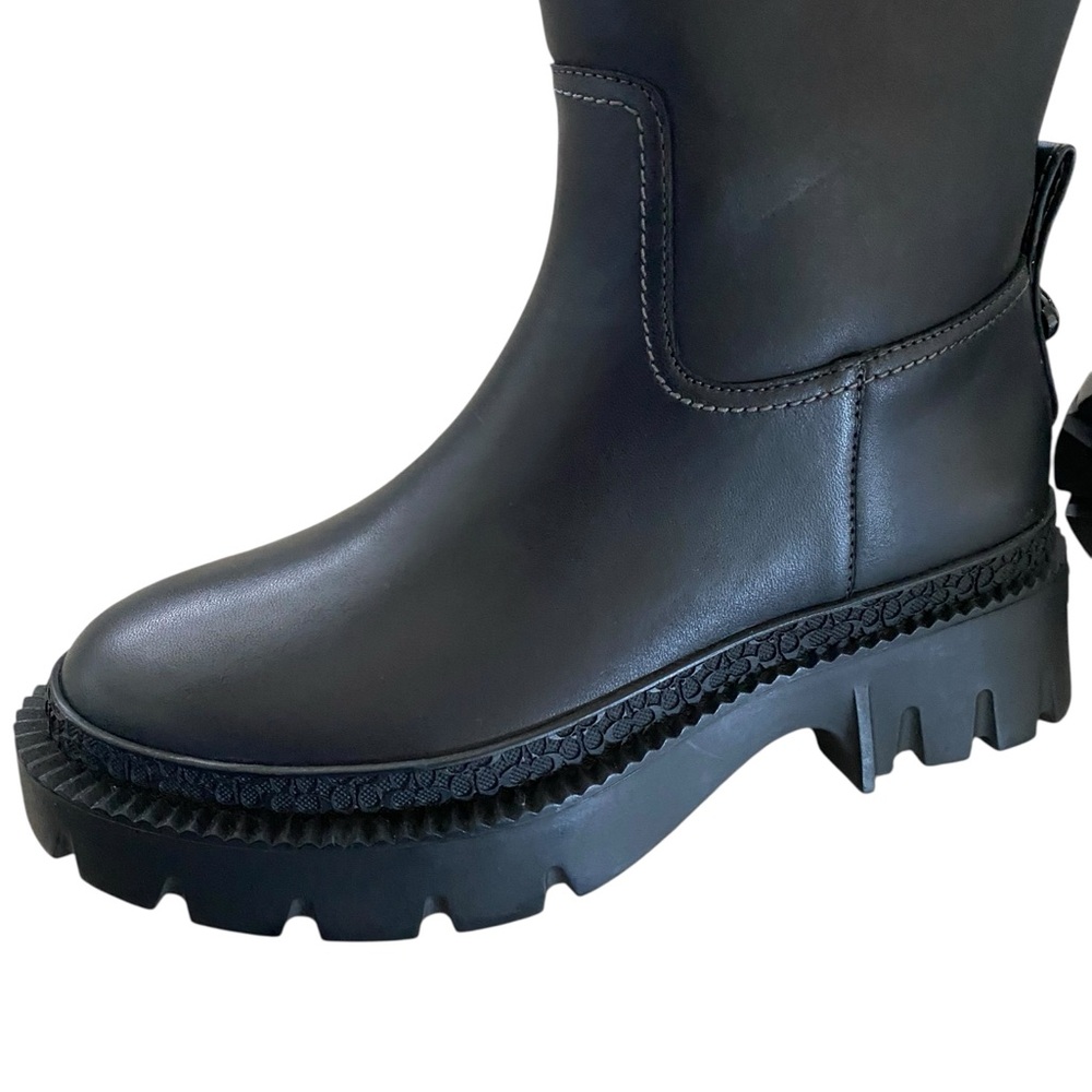 Coach leather tall riding boots size 6b 36.5 - Picture 8 of 10